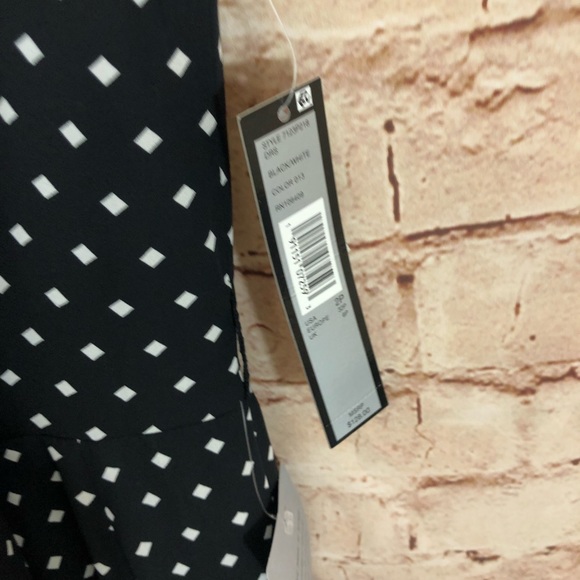 NWT Tahari Dot Wrap Dress - Picture 7 of 8